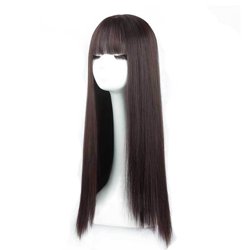 Tóc giả nữ nguyên đầu𝑭𝑹𝑬𝑬𝑺𝑯𝑰𝑷Tóc giả cả đầu thẳng dài tặng wig