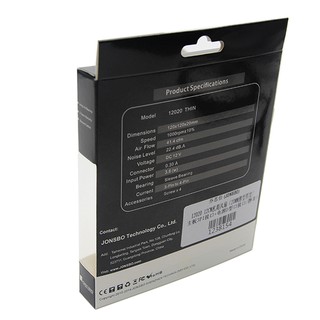 Quạt Tản Nhiệt Siêu Mỏng 12cm Cho Máy Tính