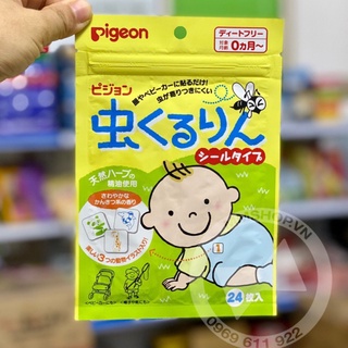 Miếng dán chống muỗi Pigeon cho bé 24 miếng