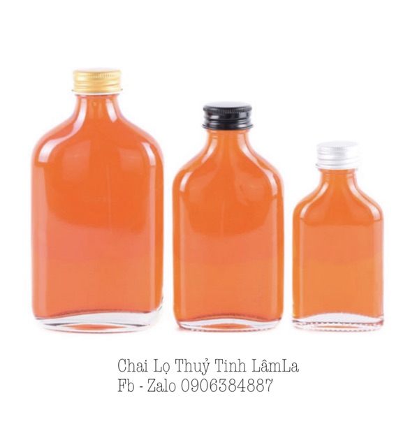 Chai Thuỷ Tinh Dẹp Cổ Cao 350ml - 500ml | BigBuy360 - bigbuy360.vn