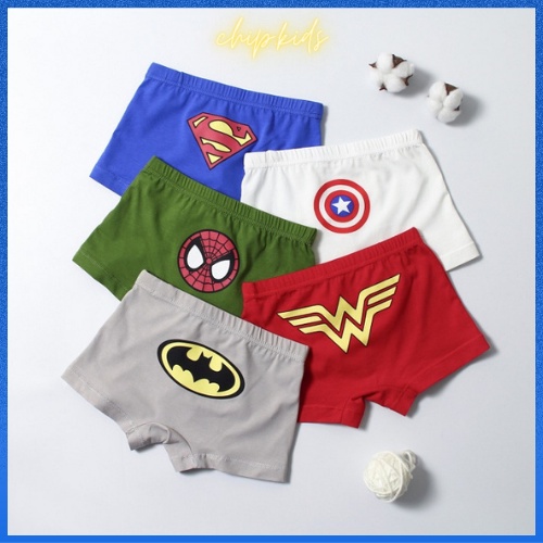 SET 5 QUẦN CHIP ĐÙI BÉ TRAI CÓ SIZE 2 - 40kg