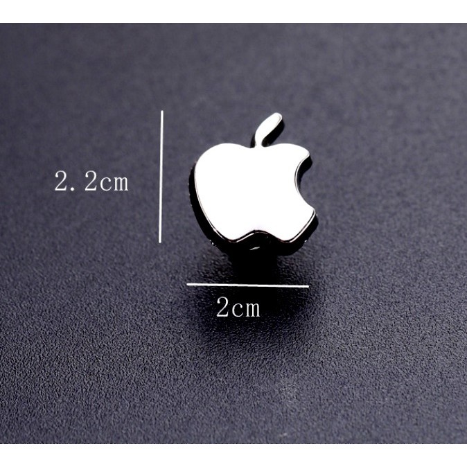 Cài Áo Vest Nam thời trang hình quả táo logo Apple GH-198, Lapel Pin cài áo Vest {Phụ Kiện Vest Nam-AdamZone}