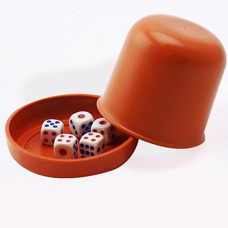 Bộ Lắc Xúc Xắc Xí Ngầu Nhựa Chơi Nhiều Trò Chơi (Màu Ngẫu Nhiên)