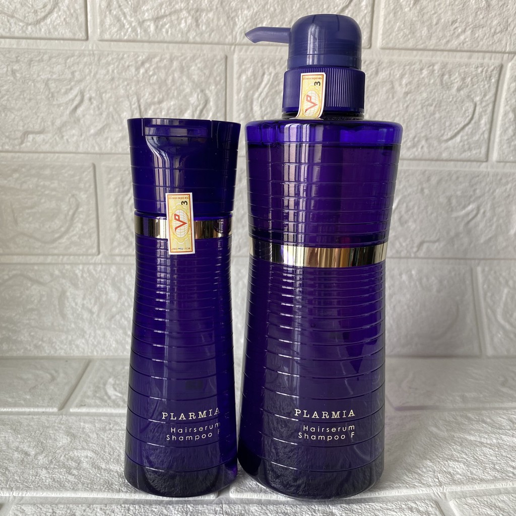 Dầu gội chăm sóc tóc lão hóa Milbon Plarmia Hairserum Shampoo F 200ml ( tóc mảnh )