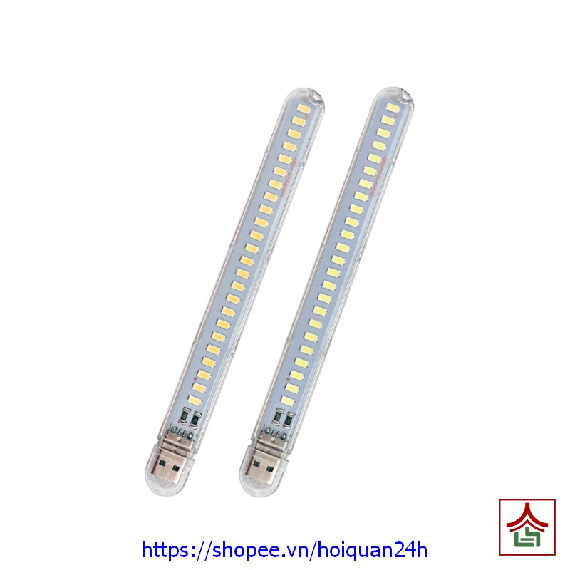 Đèn Led Siêu Sáng Cắm Nguồn USB Trắng Vàng 3 Bóng 8 Bóng 24 Bóng Led Cao Cấp