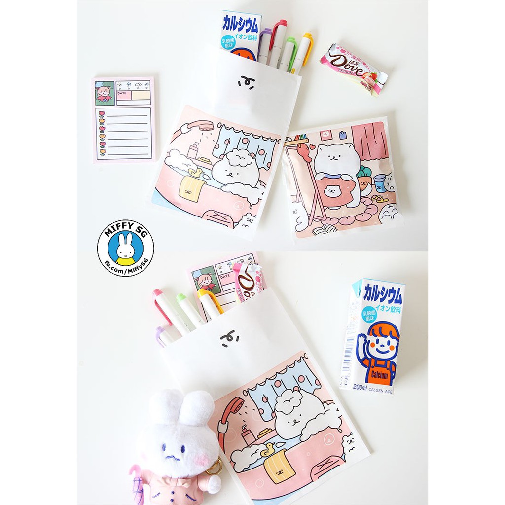 [YUXIAN] Túi giấy hoạt hình KOGO - WHITE BEAR'S DAILY LIFE | BigBuy360 - bigbuy360.vn