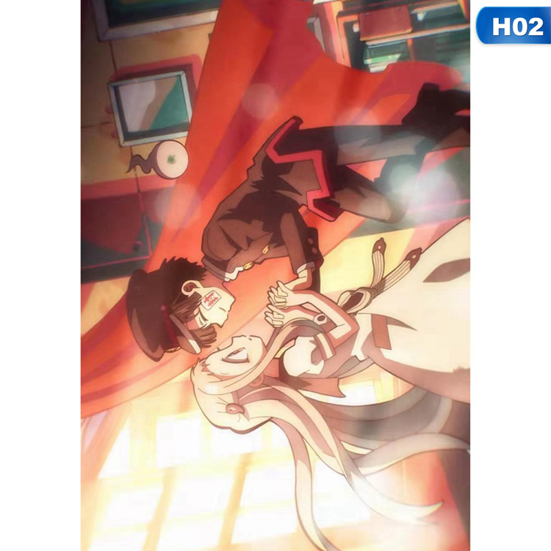 Flowersqueen Tranh Vải Cuộn Trang Trí In Hình Anime Nhật Bản