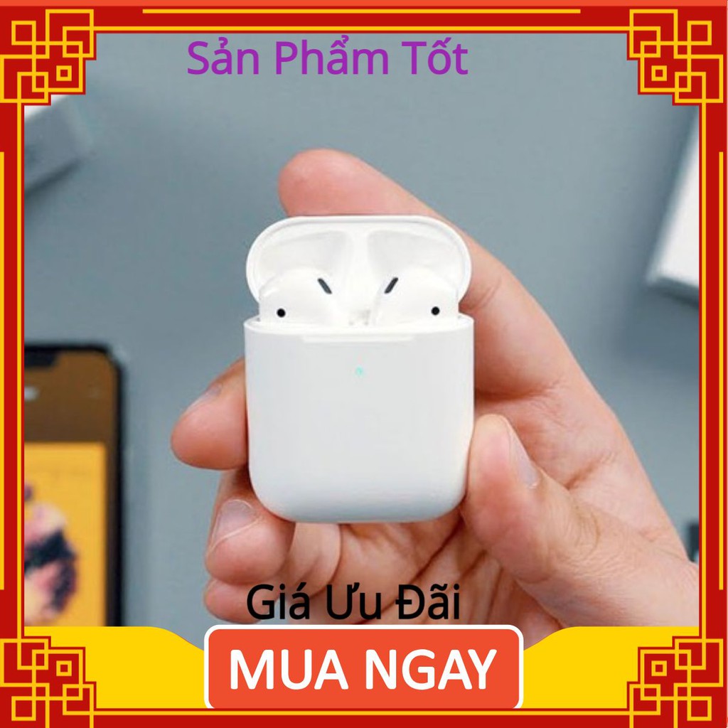 [AIRPODS 2] tai nghe bluetooth không dây nhét tai đổi tên định vị Phiên Bản Airpod 2 cao cấp