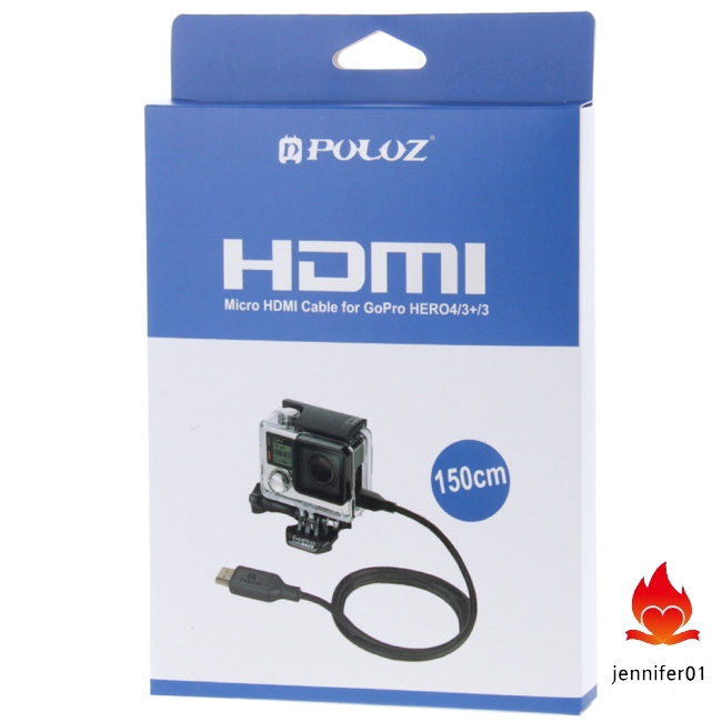 🔥HOT🔥Dây Cáp 19 Pin Hdmi Sang Micro 5 Pin Hdmi Cho Gopro Hero4 / 3 + / 3 Với Dây Dài 1.5m