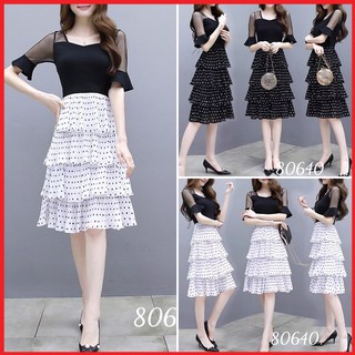 Đầm dự tiệc tiểu thư 4 tầng bao xinh đủ size 30 đến 72kg - 80640