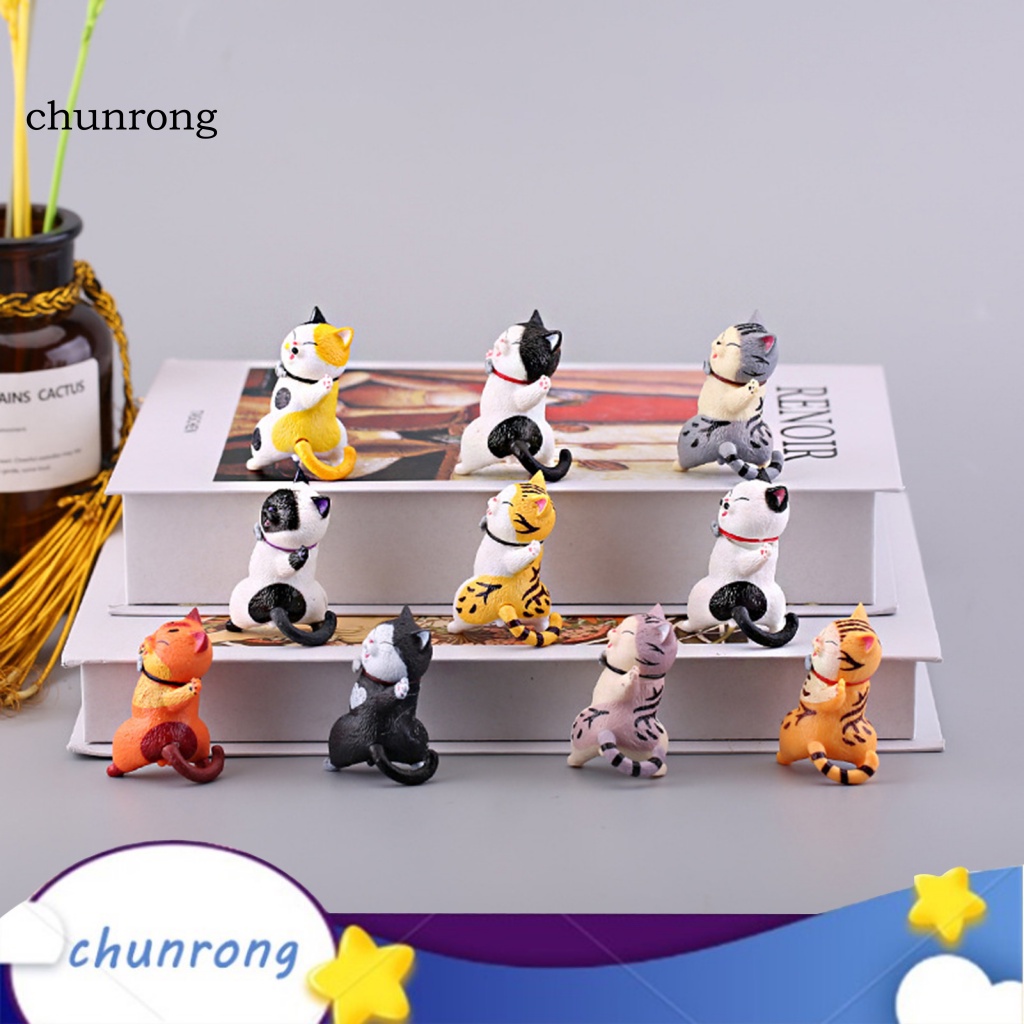 Cr Mô Hình Mèo Con Trang Trí Bánh Kem Thân Thiện Với Môi Trường
