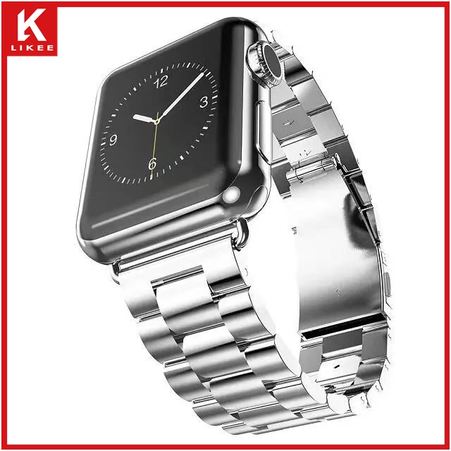 Dây Đồng Hồ Bằng Thép Không Gỉ 38mm 44mm 42mm 41mm 45mm Dành Cho IWatch Series 7 se 6 5 4 3 38mm