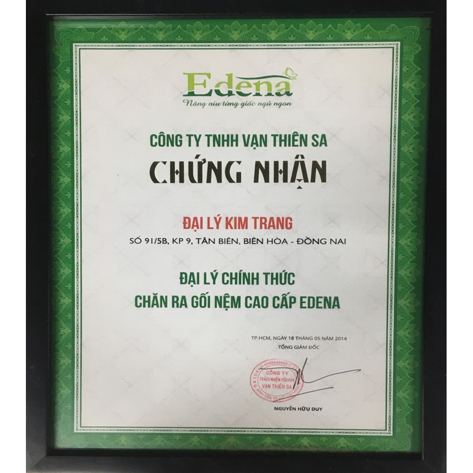 BỘ Ga  Nệm Tencel Edena Mẫu 766 CHÍNH HÃNG, CAO CẤP