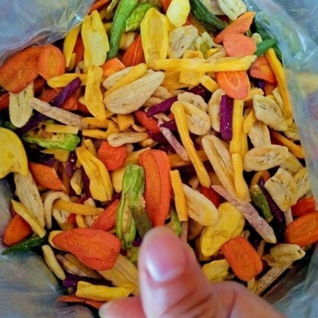 500gr Trái cây sấy Khô Tự Nhiên Không Đường,trái cây Sấy Giòn Nhà Làm TRAMSHOP1993