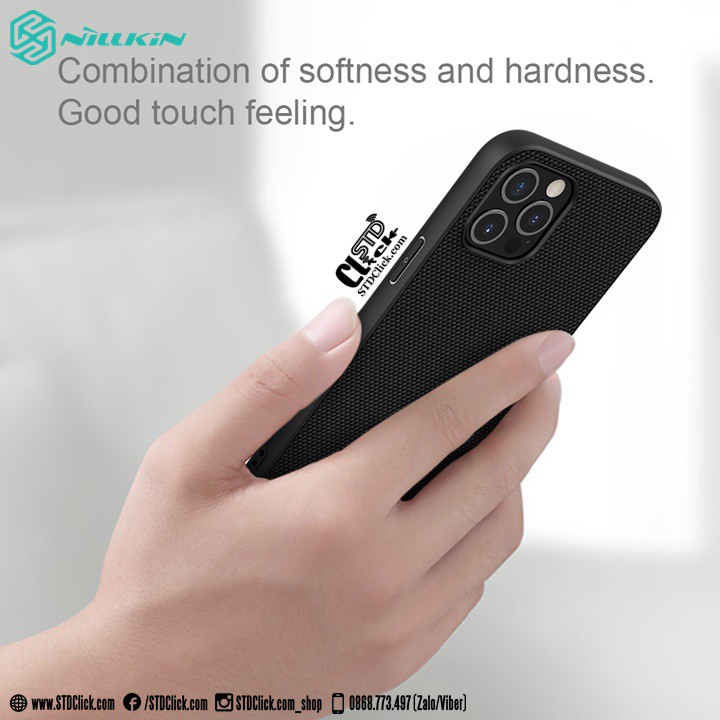 ỐP LƯNG IPHONE 12 PRO MAX NILLKIN TEXTURED NYLON FIBER CHÍNH HÃNG