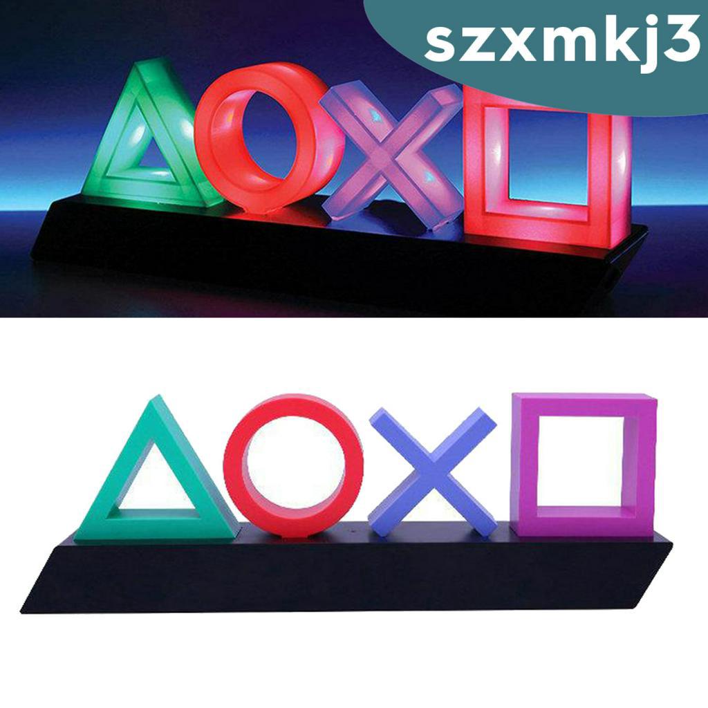 Đèn LED để bàn thiết kế hình biểu tượng game điều chỉnh 3 chế độ