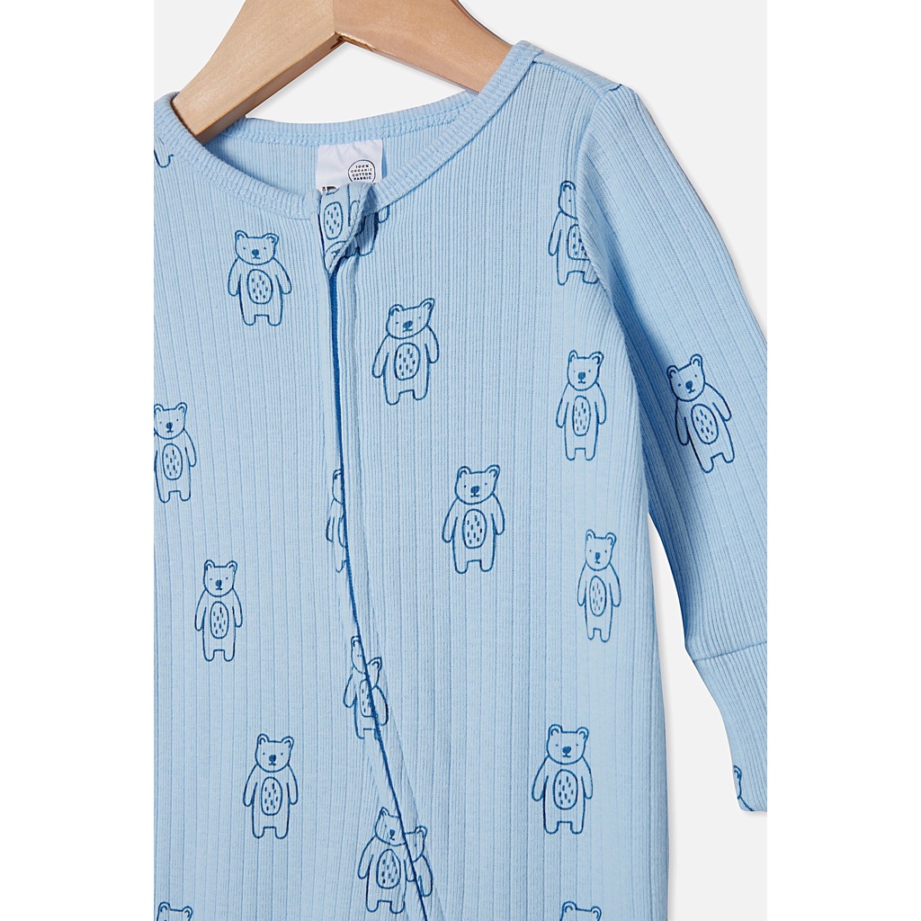 Sleepsuit/ (Size 3m&amp;6m) Body vớ C0TT0N 0N cho bé trai bé gái