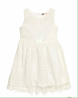 Đầm ren bé gái H&M