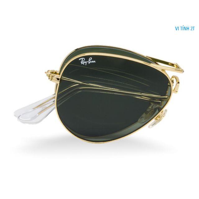 Mắt kính rayban kính cường lực gấp gọn fullbox | BigBuy360 - bigbuy360.vn