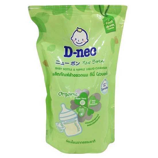 Nước rửa bình sữa / rưa chén bát và rau quả Dnee 600ml Thái Lan