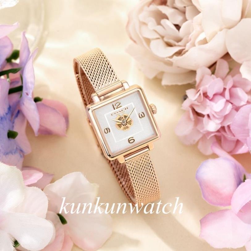 Đồng Hồ Nữ Coach 14503698 Hoa Trà - Vàng Hồng - 22 x 22mm