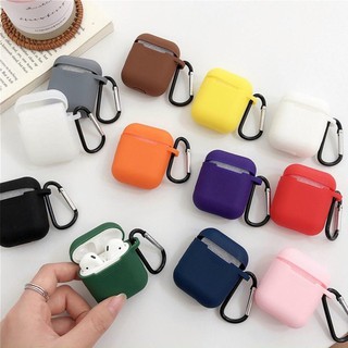 Bao đựng Airpods 2, Airpods Pro chống xước, case Airpods loại trơn nhiều màu