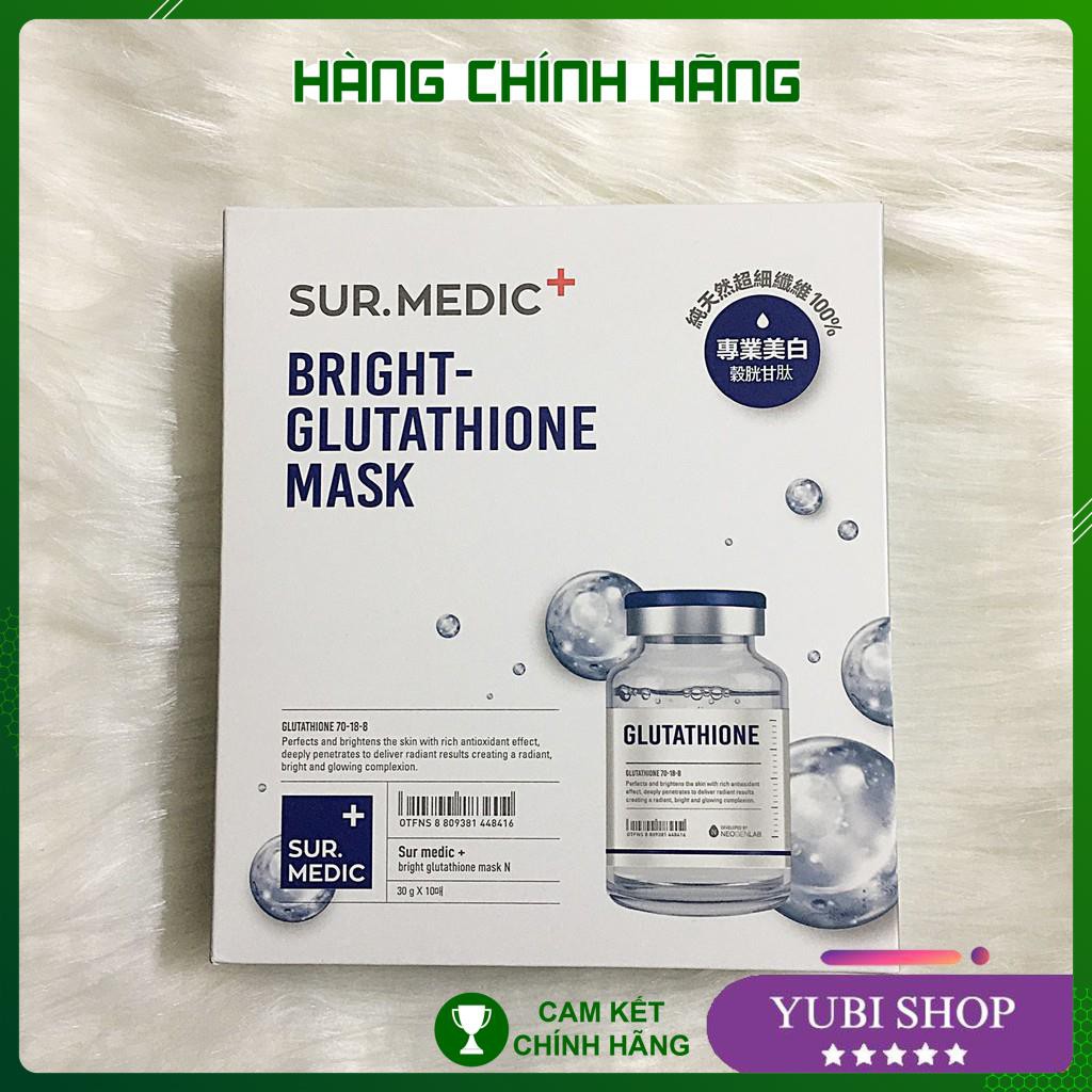 [HÀNG AUTH] MẶT NẠ LÀM TRẮNG CHUYÊN SÂU - NEOGEN SUR.MEDIC BRIGHT GLUTATHIONE MASK - HÀN QUỐC  - Hot