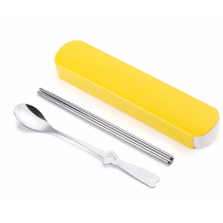 Set đũa thìa kèm hộp đựng tiện dụng Hàng Nội Địa Trung