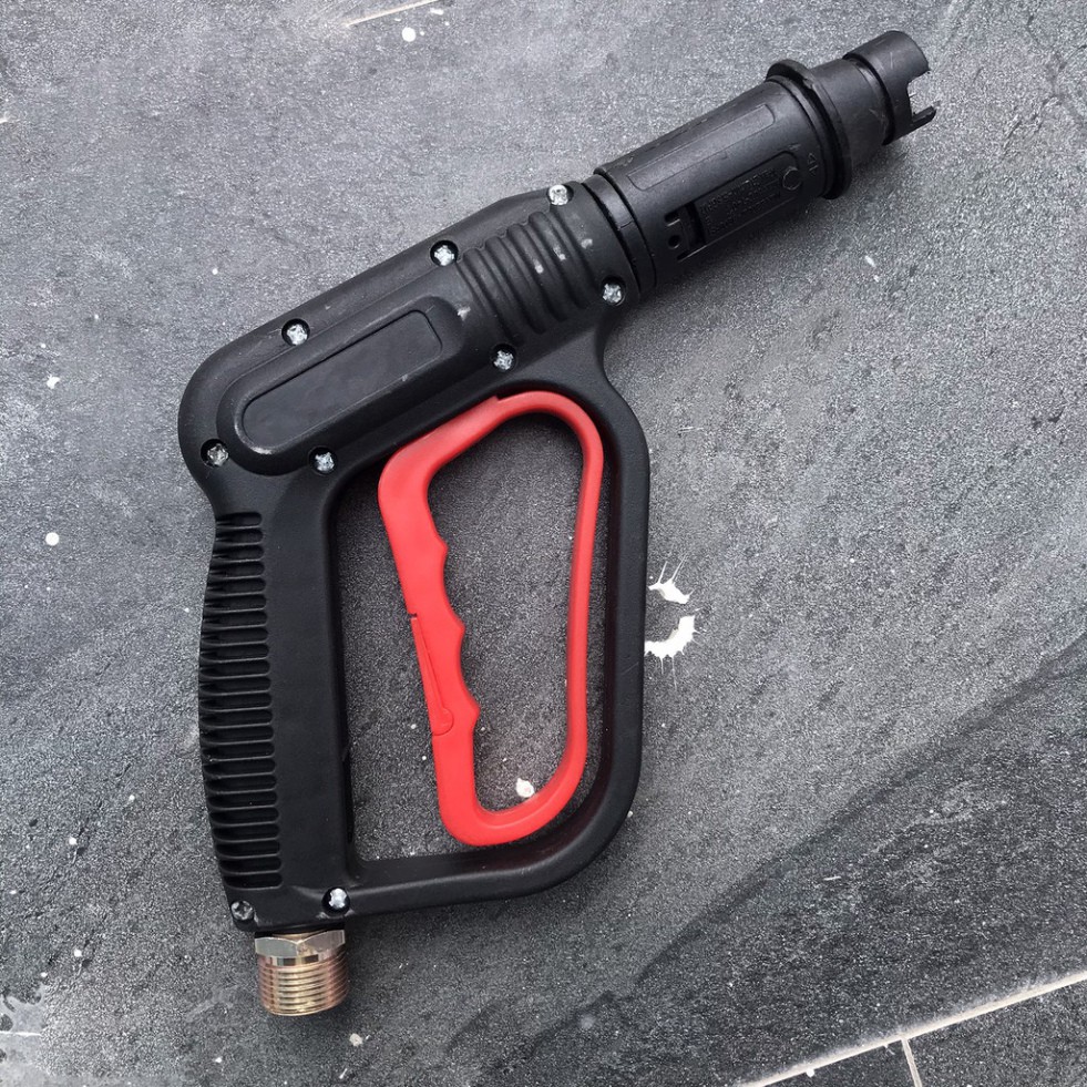 Súng Rửa Xe Áp Lực Cao siêu mạnh - Lắp Được Bình Bọt 0.5l (Ren Ngoài 22)