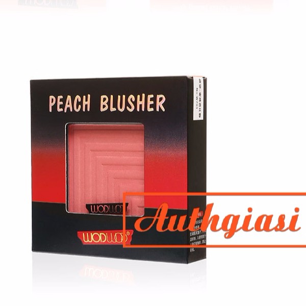 Phấn Má Hồng WODWOD Peach Blusher tặng kèm chổi siêu mịn