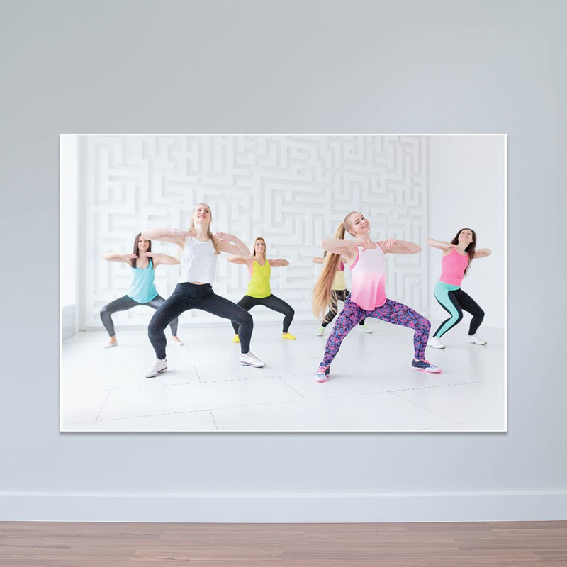 Tranh treo phòng tập Aerobic cho người lớn | Tranh thể dục nhịp điệu T3844