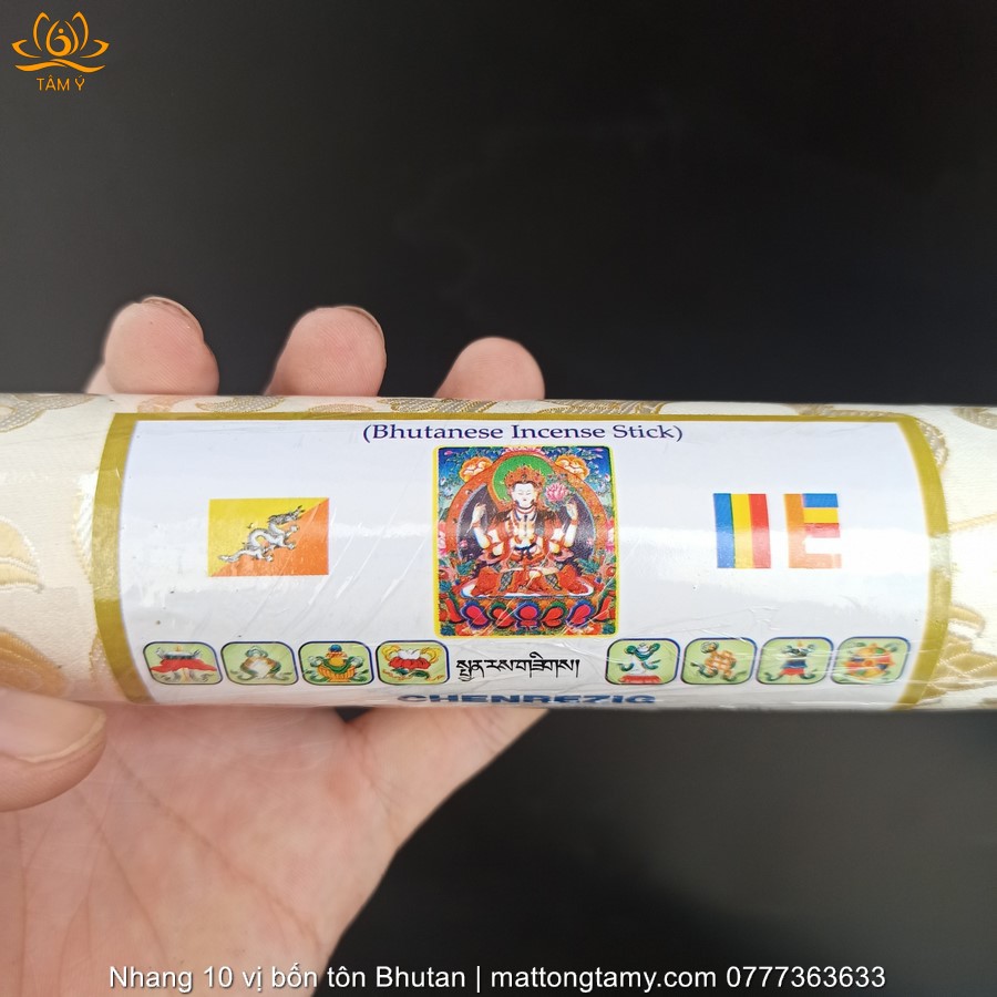 Nhang que 10 Vị Bổn Tôn Bhutan Mật Tông không tăm