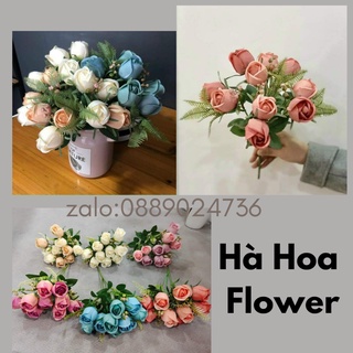 Bó Hoa Giả | Bó Hoa Hồng Trứng Giả Nhí | Dùng Để Tặng Bạn , Phụ Kiện Chụp Ảnh Decor Trang Trí Nhà Cửa, Sự Kiện,event,vv.