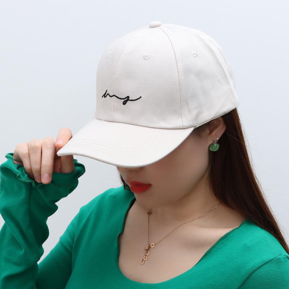 ORIENTLII Nón Lưỡi Trai Cotton Màu Sắc Đơn Giản Thời Trang Xuân Hè