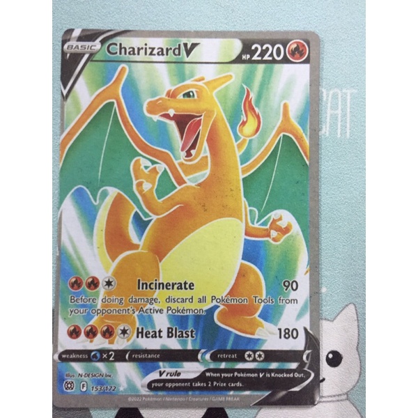 01 thẻ bài Pokemon Brilliant Stars V
