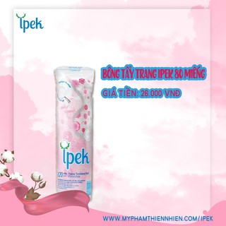 Combo 2 Bông tẩy trang IPEK 80 miếng
