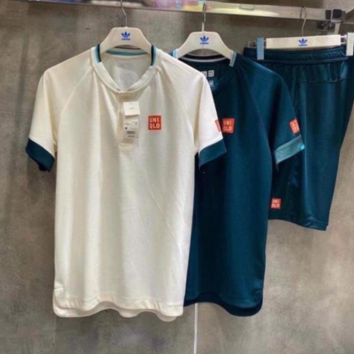 Bộ Quần Áo Thể Thao Nam Uniqlo Tennis Federer Doha Open 2021 * * ! ! 📷