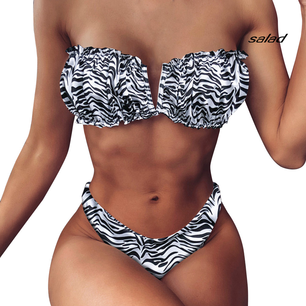 Đồ bơi 2 mảnh in họa tiết da báo gợi cảm cho nữ | BigBuy360 - bigbuy360.vn