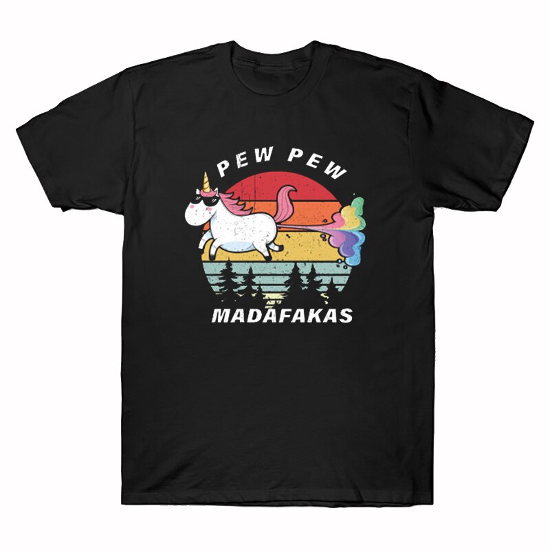 GILDAN Áo Thun 100% cotton In Hình Chú Ngựa Cầu Vồng Dễ Thương