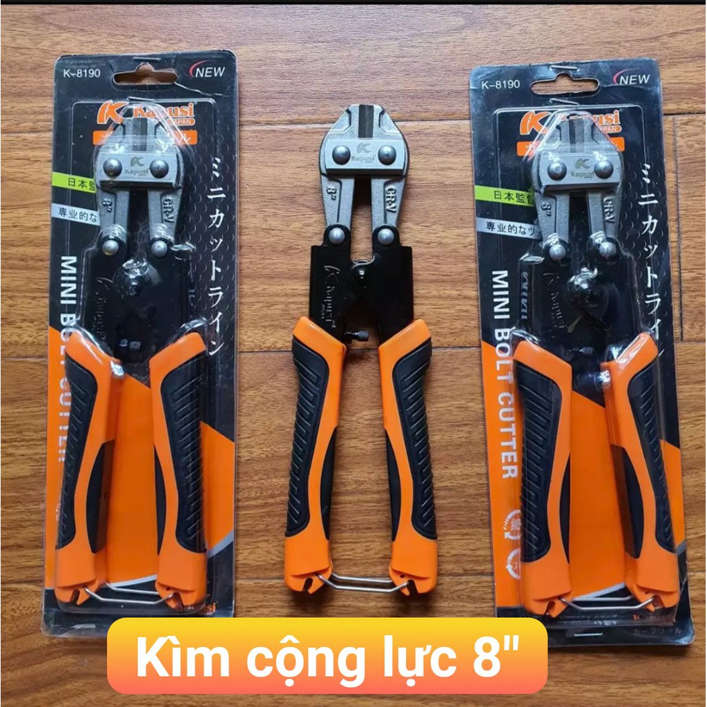 Kìm cộng lực 8 inch mini Nhật Bản 200mm có khả năng cắt thép 3.5 ly