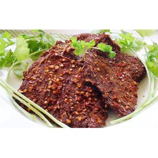 300gr Khô Bò Miếng Vị Cay Tứ Xuyên Loại 1 Siêu Ngon (Khô Heo Giả Bò)