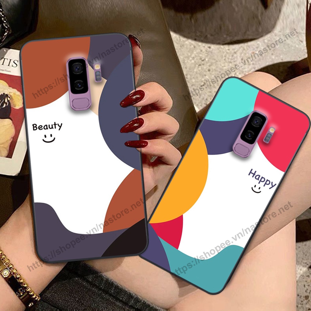 Ốp lưng Samsung S9 / S9 Plus / S9+ mặt cười, họa tiết caro đơn giản đẹp cute