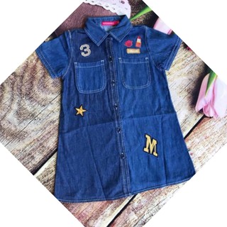 ĐẦM JEAN SƠ MI CHO BÉ GÁI (20-40 KÝ)