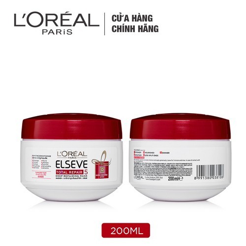 Kem Ủ Phục Hồi Tóc L'oreal Paris Elseve Total Repair 5 Repairing Mask - 200ml(8108)