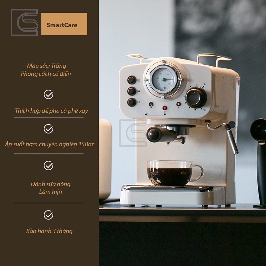 Máy Pha Cà Phê Mini Văn Phòng, Cá Nhân/ Máy Pha Cafe Espresso Nhập Khẩu NetEase Ý SC0054