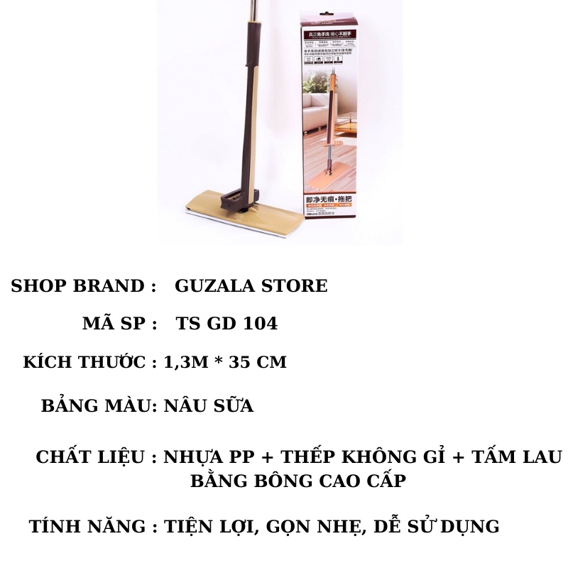 Chổi lau nhà tự vắt thông minh - Mã: TS GD 104