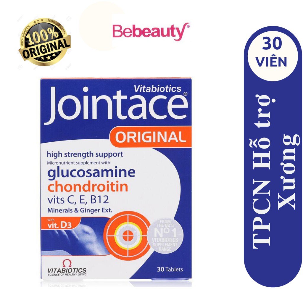 TPCN Viên Uống Hỗ Trợ Xương Khớp Vitabiotics Jointace Original Hộp 30 viên - 0305433