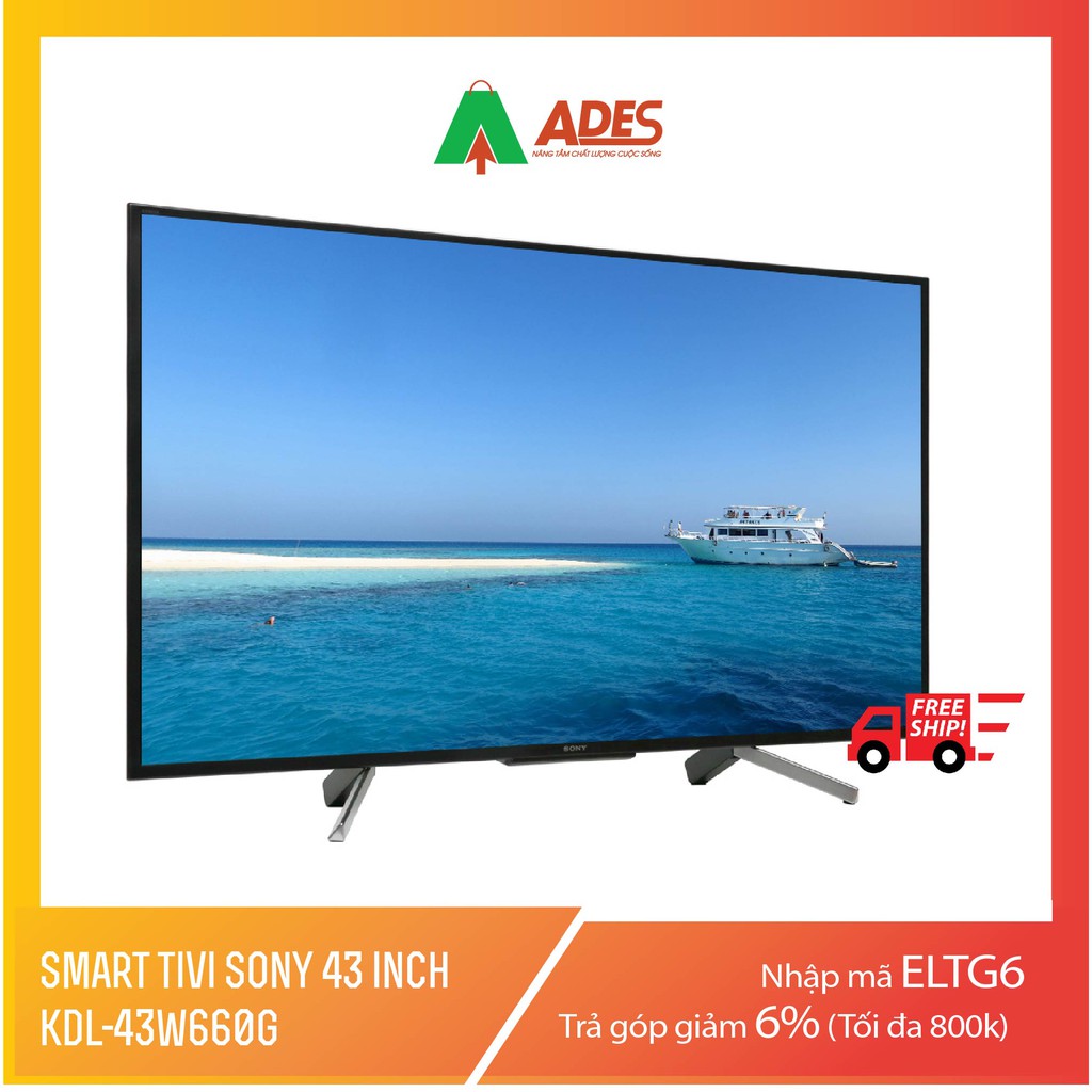 Smart Tivi Sony 43 inch KDL-43W660G Mẫu 2019 | BigBuy360 - bigbuy360.vn