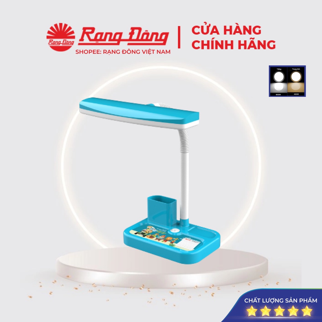 Đèn học Rạng Đông chống cận 5W, Model RDRL01.V2