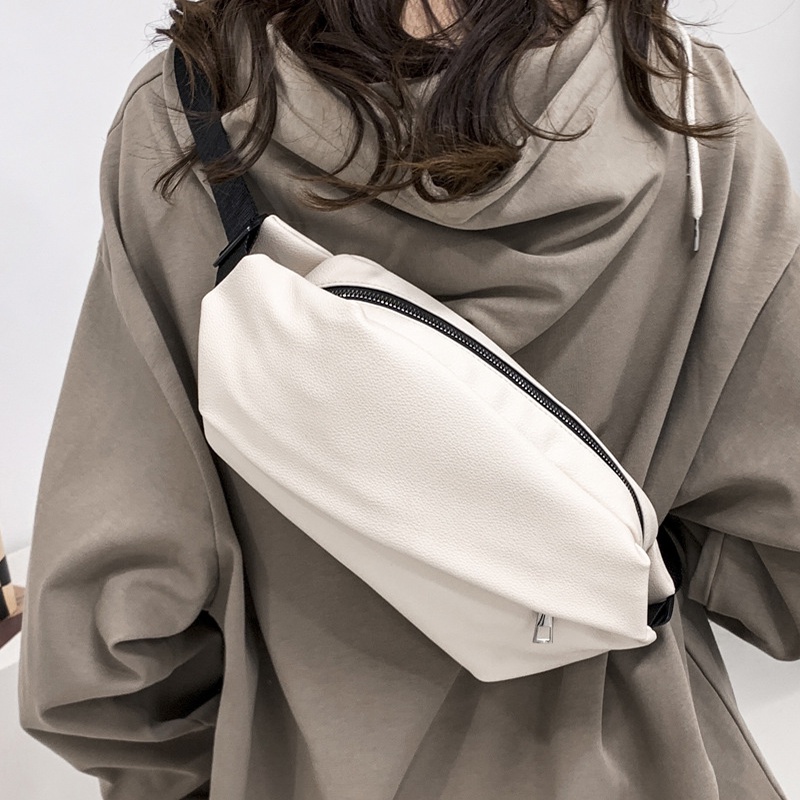 Túi Đeo Vai Có Khóa Kéo Nhiều Màu Sắc Thời Trang Dành Cho Nữ